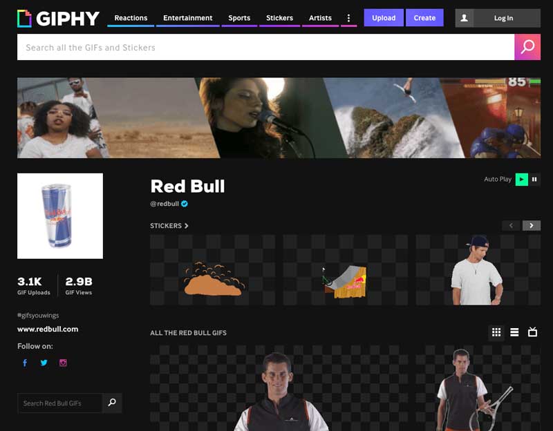 Giphy Red Bull