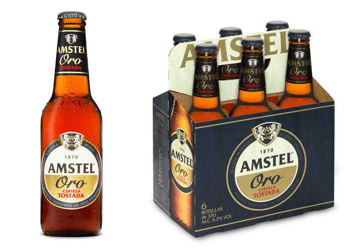 Cervezas Amstel oro