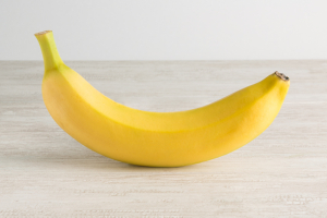 Plátano de Canarias fondo gris
